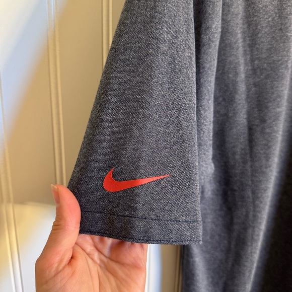 Nike Dri-fit Minnesota Twins MLB Heathered Blue Polo Shirt Mens Size Medium - Picture 7 of 11